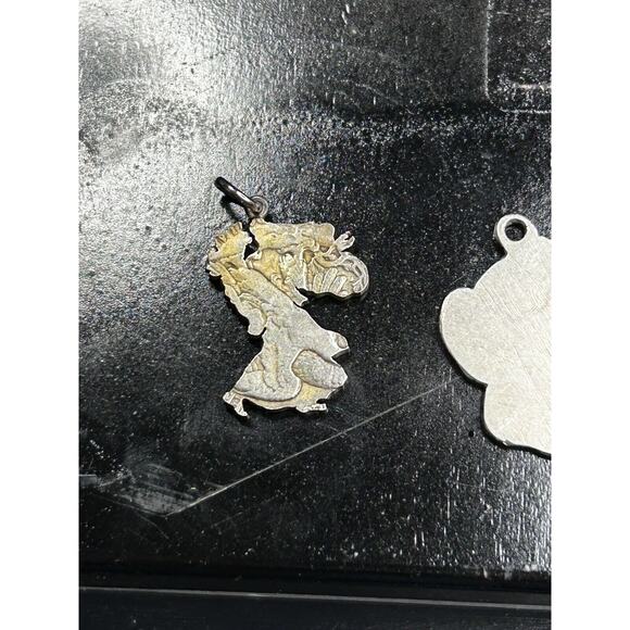 RARE Pair Of US Silver Cut-Out Coins . Morgan Dollar And Walking Liberty Jewelry - Picture 15 of 16